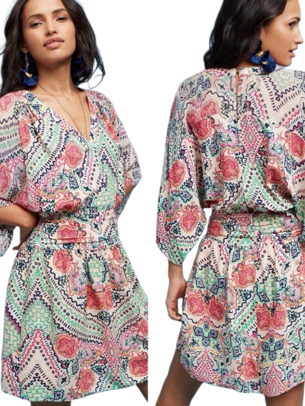 Maive Anthropologie Kimono Dress